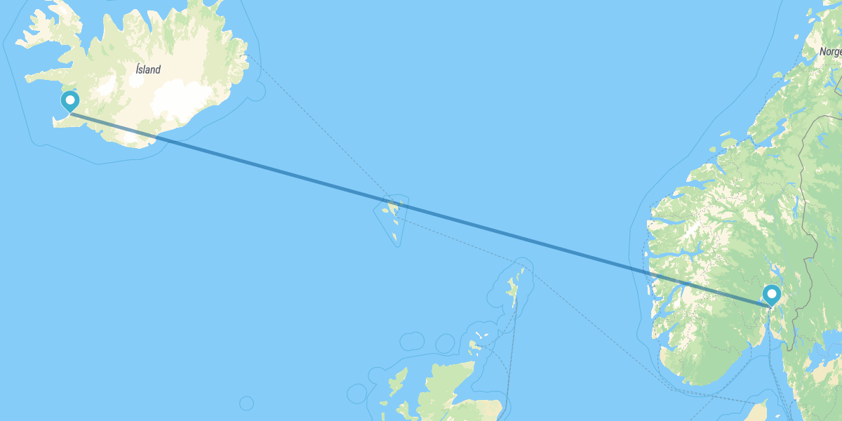 Oslo and Reykjavik