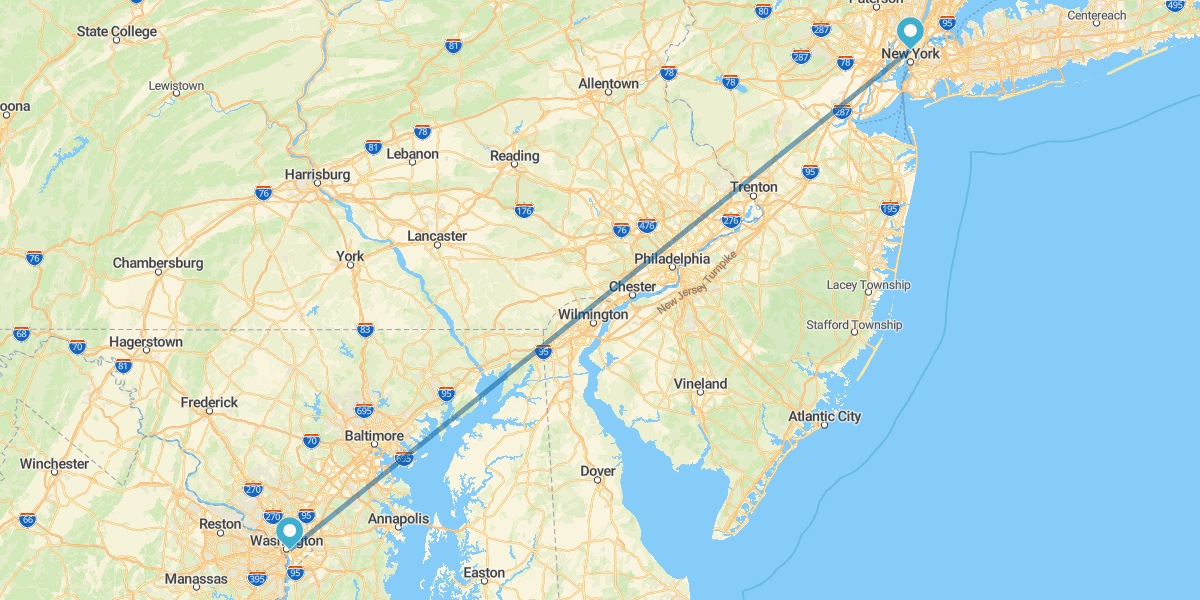 Washington DC and New York