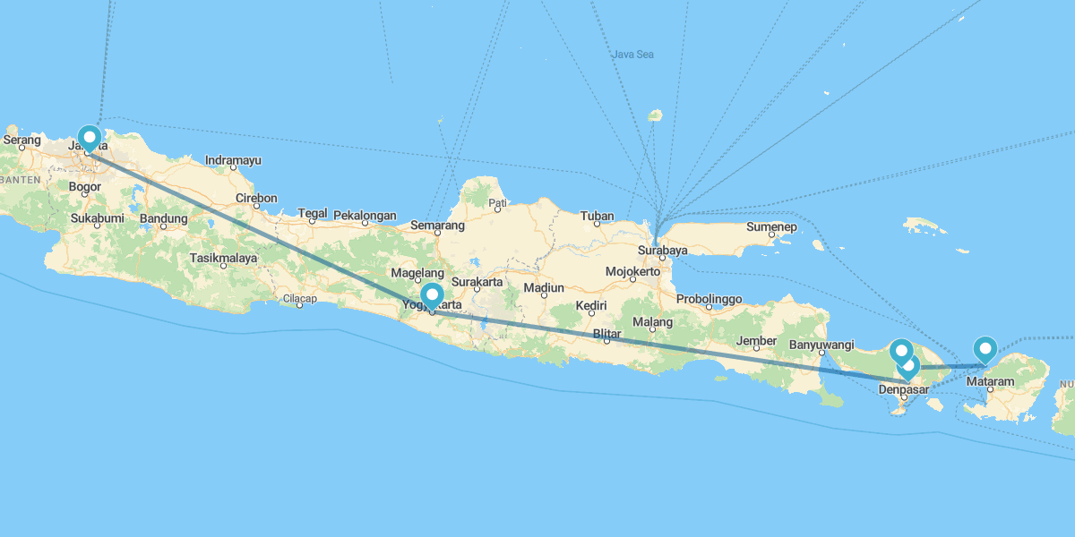 Java, Bali and the Gili Islands