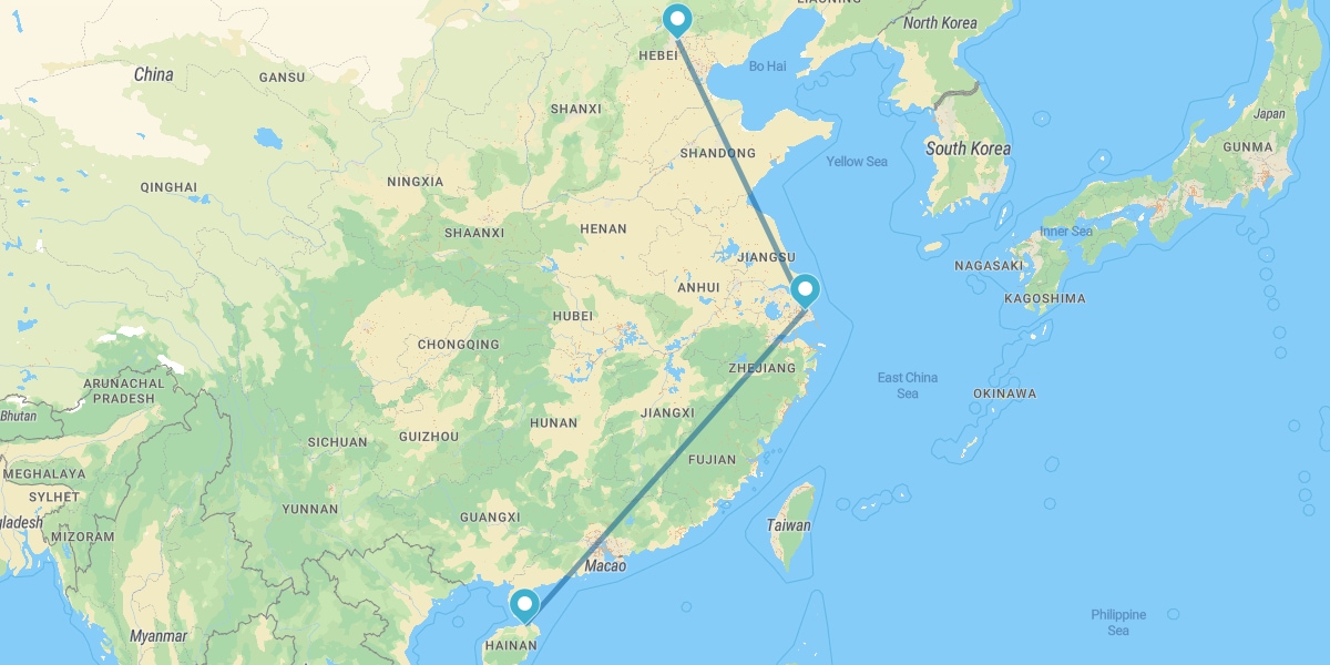 Beijing, Shanghai and the Beaches of Hainan