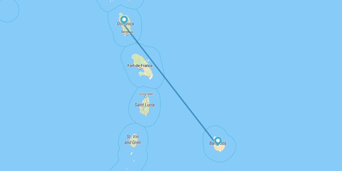 Dominica and Barbados
