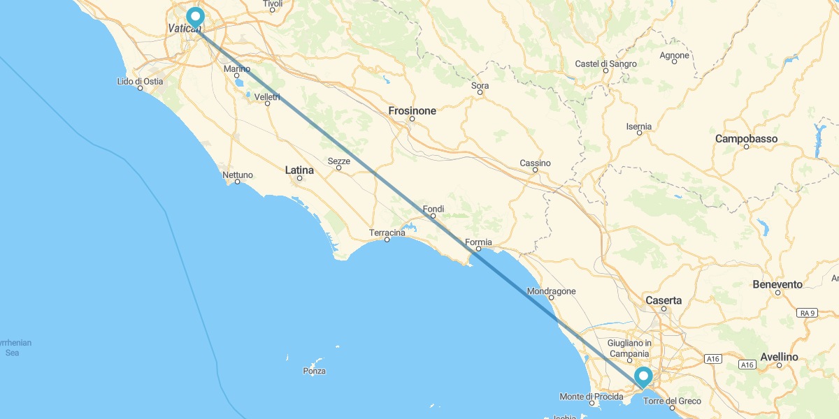 Rome and Naples by train