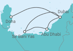 Doha to Dubai Cruise itinerary  - MSC Cruises