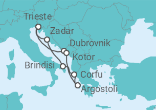 Croatia & Greek Islands Cruise itinerary  - Costa Cruises