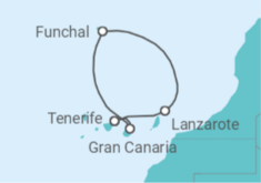 Canary Islands Cruise itinerary  - PO Cruises