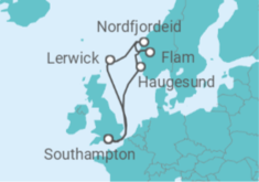 United Kingdom, Norway All Incl. Cruise itinerary  - MSC Cruises