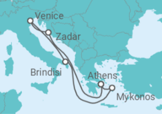 Italy, Greece & Croatia Cruise itinerary  - MSC Cruises