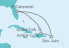 7-Day Exotic Eastern Caribbean Cruise Cruise itinerary  - Carnival Cruise Line