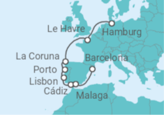 Hamburg to Barcelona Cruise itinerary  - Costa Cruises