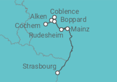 The Rhine & Moselle Cruise itinerary  - CroisiEurope