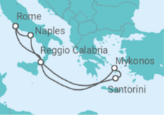 Italy, Greece Cruise itinerary  - Royal Caribbean