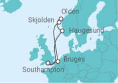 Belgium, Norway Cruise itinerary  - Royal Caribbean