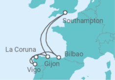 North of Spain Cruise itinerary  - Royal Caribbean