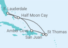 Puerto Rico, Virgin Islands Cruise itinerary  - Holland America Line