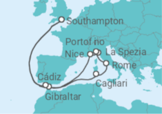 Gibraltar, France, Italy, Spain Cruise itinerary  - Celebrity Cruises