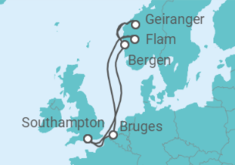 Belgium, Norway Cruise itinerary  - Celebrity Cruises