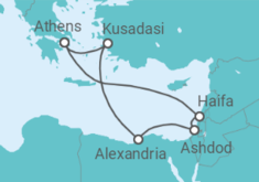  Egypt, Turkey, Greece Cruise itinerary  - Celebrity Cruises