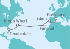 Barcelona to Fort Lauderdale Cruise itinerary  - Celebrity Cruises