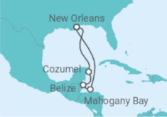 7-Day Exotic Western Caribbean Cruise Cruise itinerary  - Carnival Cruise Line