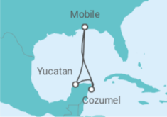 4 Day Western Caribbean Cruise itinerary  - Carnival Cruise Line
