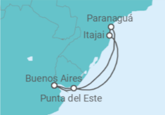 Uruguay, Argentina Cruise itinerary  - MSC Cruises