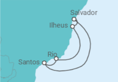 Brazil Cruise itinerary  - MSC Cruises