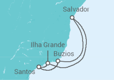 Brazil Cruise itinerary  - MSC Cruises