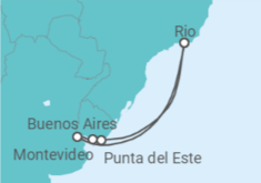 Argentina, Uruguay Cruise itinerary  - MSC Cruises