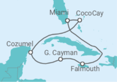 Mexico, Cayman Islands, Jamaica Cruise itinerary  - Celebrity Cruises