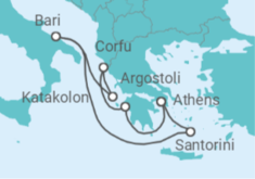 Greece, Italy All Inc. Cruise itinerary  - MSC Cruises