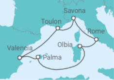 Italy, France, Spain Cruise itinerary  - Costa Cruises