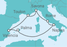Spain, Italy, France Cruise itinerary  - Costa Cruises