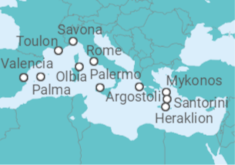 Spain, Greece, Italy, France Cruise itinerary  - Costa Cruises