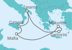 Italy, Greece, Malta Cruise itinerary  - Costa Cruises