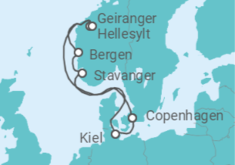 Norway, Germany Cruise itinerary  - Costa Cruises