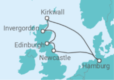 Scotland from Hamburg Cruise itinerary  - Costa Cruises