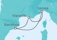 Spain, France Cruise itinerary  - Costa Cruises