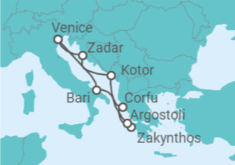 Greece, Montenegro, Italy Cruise itinerary  - Costa Cruises