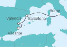 Spain All Inc. Cruise itinerary  - MSC Cruises