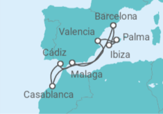 Southern Spain & Casablanca Cruise itinerary  - Virgin Voyages