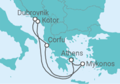 Corfu, Dubrovnik & More Cruise itinerary  - Virgin Voyages