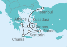 Istanbul, Santorini & More Cruise itinerary  - Virgin Voyages