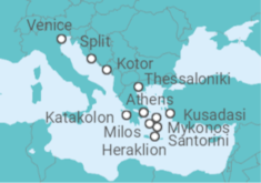 Montenegro, Croatia, Italy, Greece, Turkey Cruise itinerary  - Celestyal Cruises