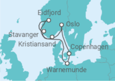 Norway, Denmark All Inc. Cruise itinerary  - MSC Cruises