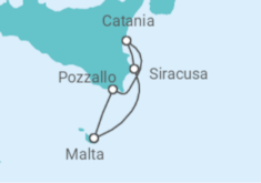The Best of the Mediterranean (port-to-port cruise): Cruise itinerary  - CroisiMer