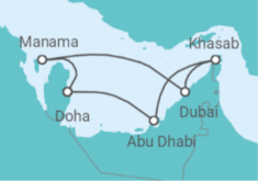 The Emirates, Bahrain & Oman Cruise itinerary  - Celestyal Cruises