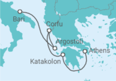 Greece All Inc. Cruise itinerary  - MSC Cruises