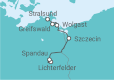From Stralsund to Berlin: The Baltic Sea and the Oder and Havel Rivers (port-to-port cruise) Cruise itinerary  - CroisiEurope