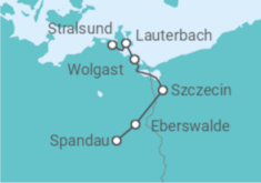 From Berlin to Stralsund (port-to-port cruise) Cruise itinerary  - CroisiEurope