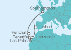 Canary Islands, Funchal & Lisbon Cruise itinerary  - MSC Cruises